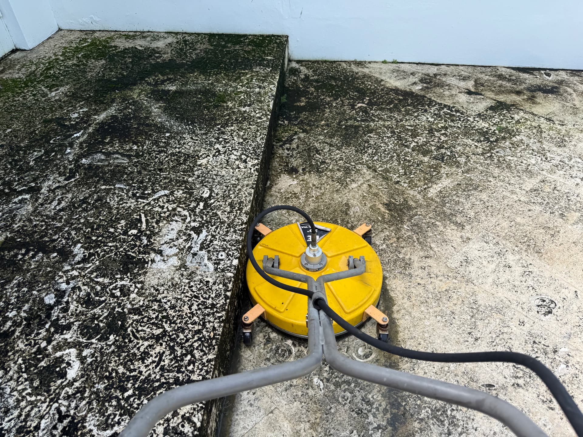 Pressure Washing before